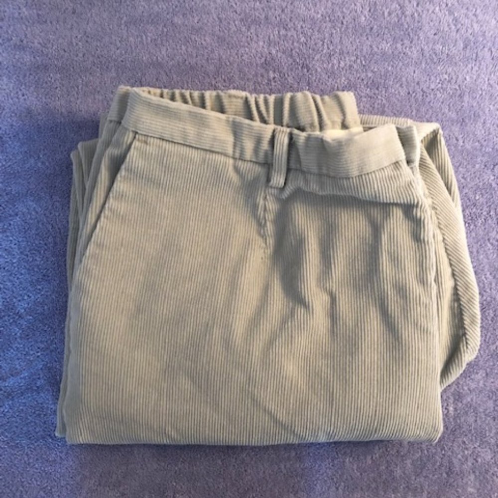 Lands' End Beige Corduroy Pants